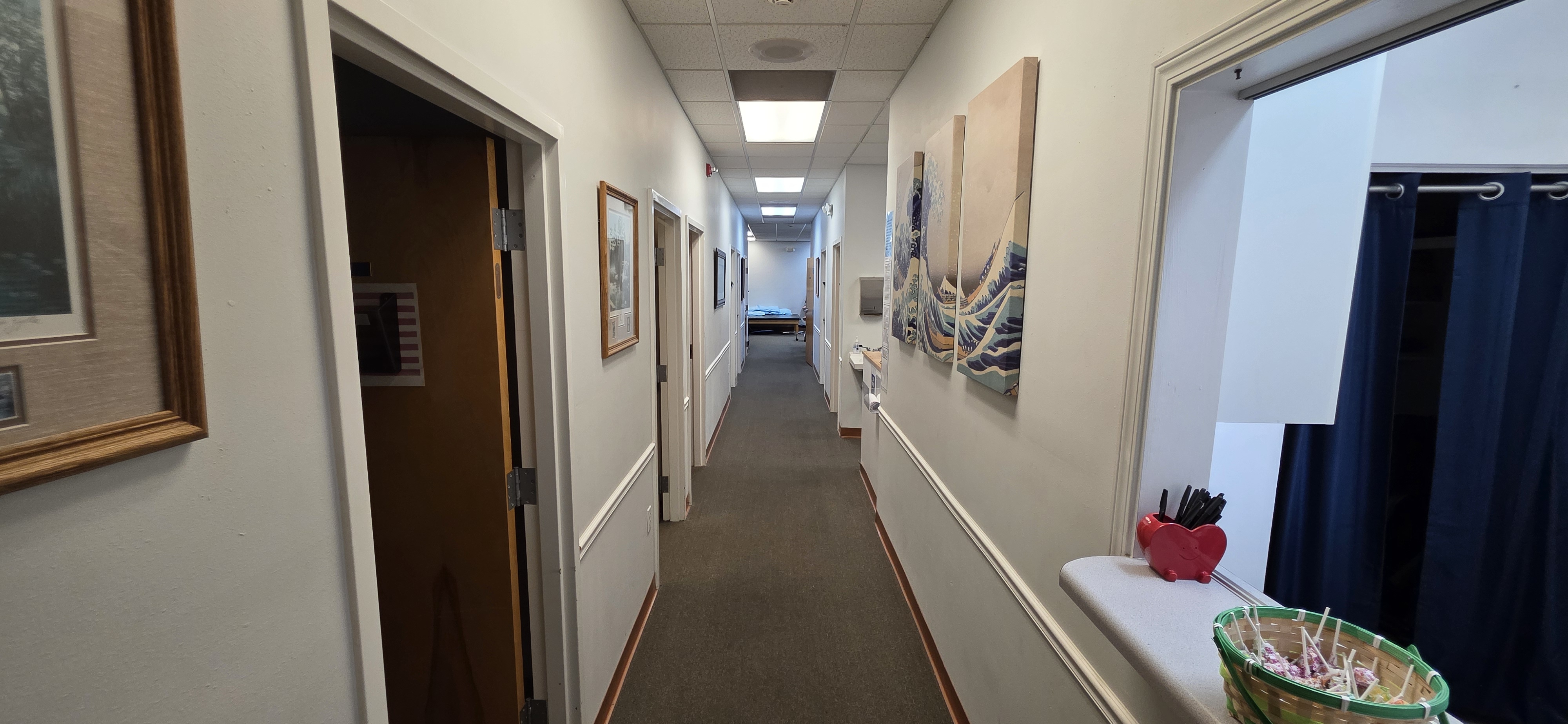 Clinical corridor / treatment area.
