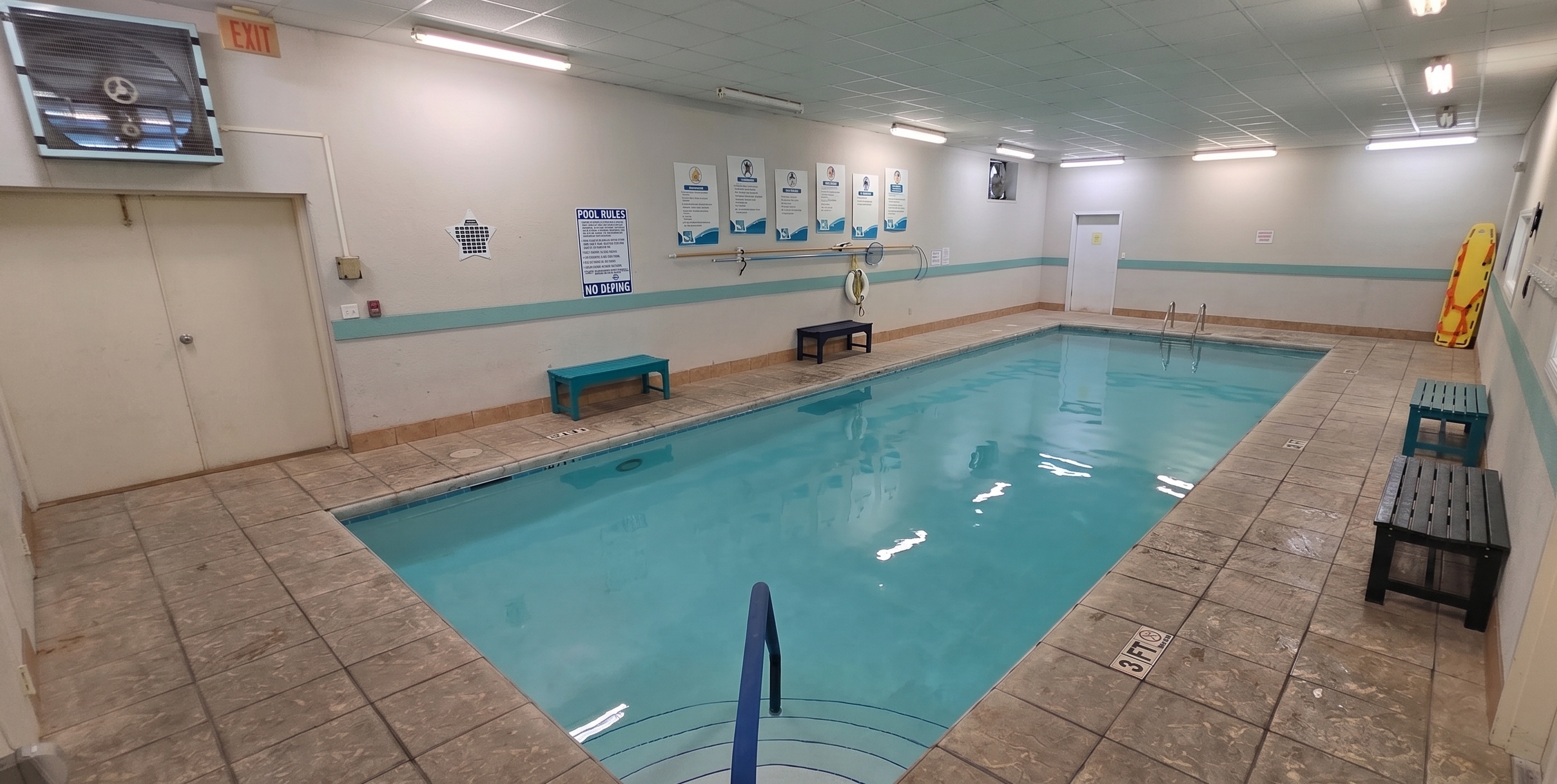 Aquatic therapy pool — full view.